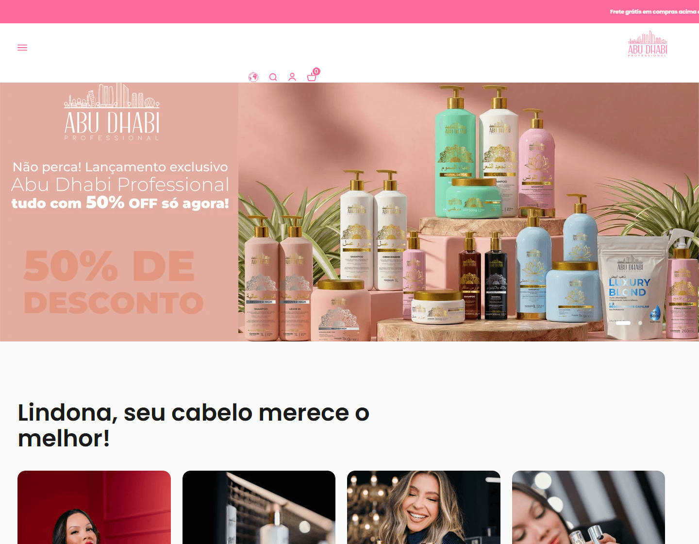 Preview do site Abu Dhabi Professional