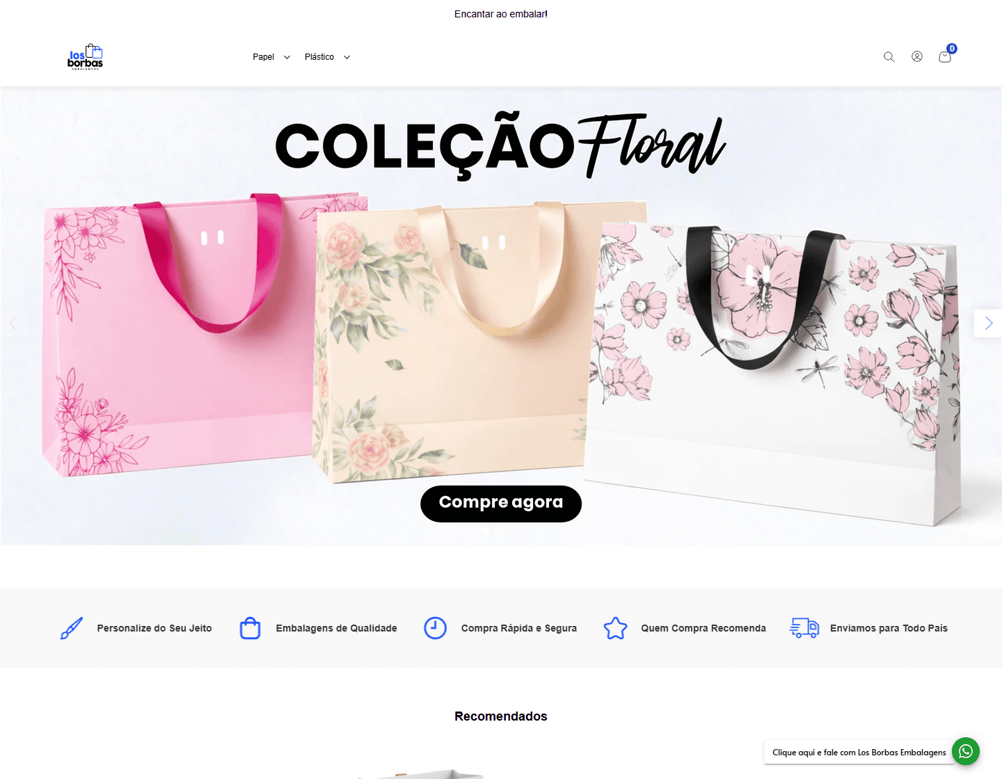 Preview do site Los Borbas